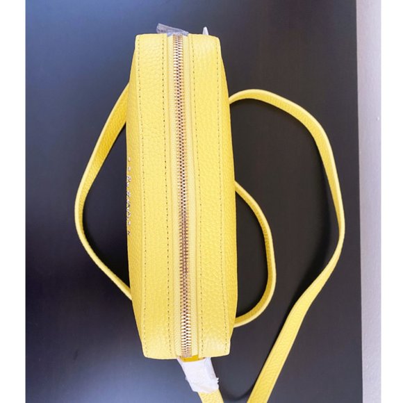 NWT Ted Baker Soft Leather Yellow Camera Bag. - Picture 5 of 6